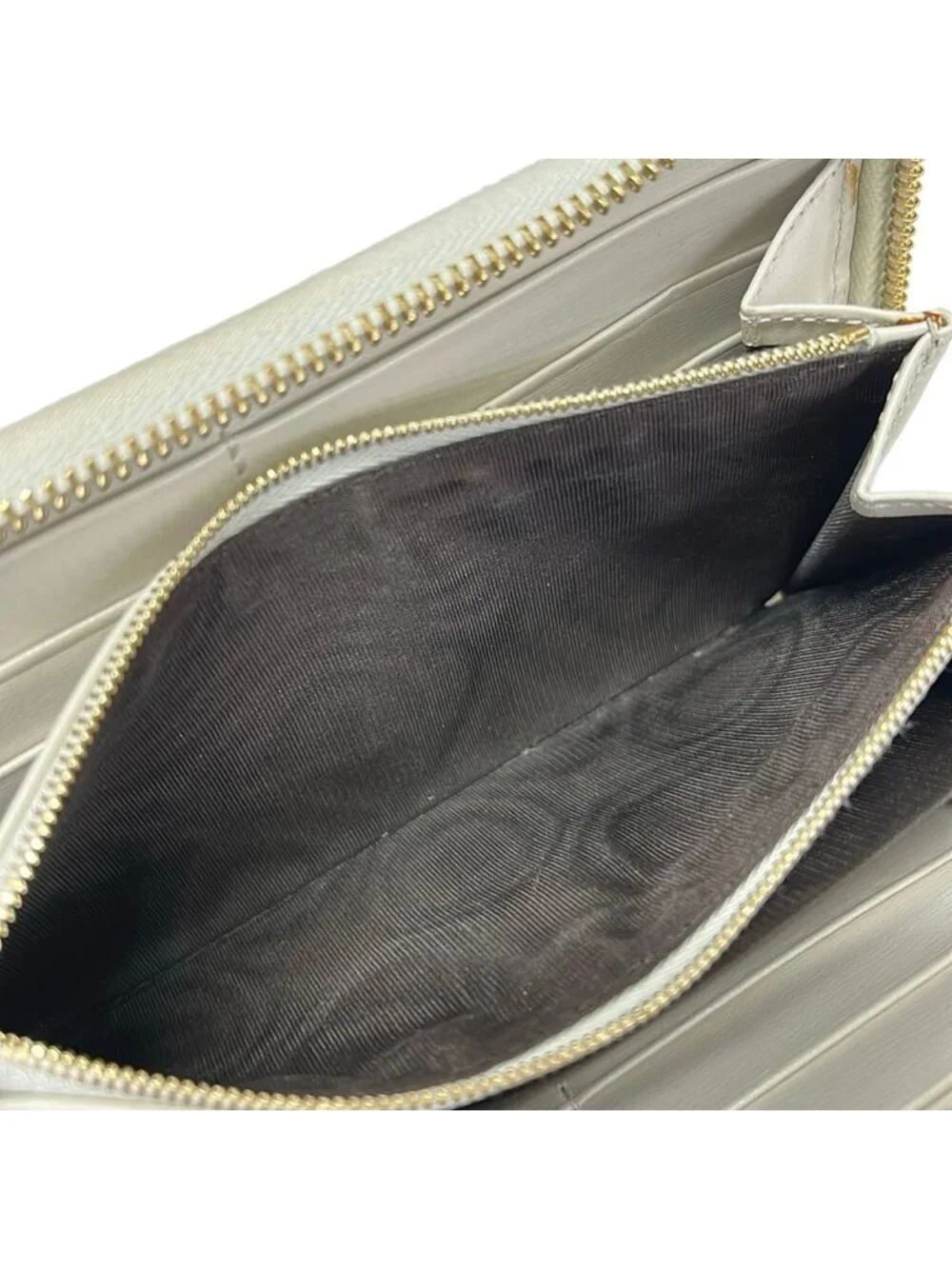 Gucci Wallet Horsebit Ivory Zip Around Leather - Picture 4 of 12